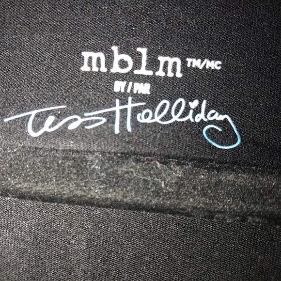 Mblm Bodysuit By Tess Holiday Trendy Plus Size Lace-up. - Picture 5 of 5